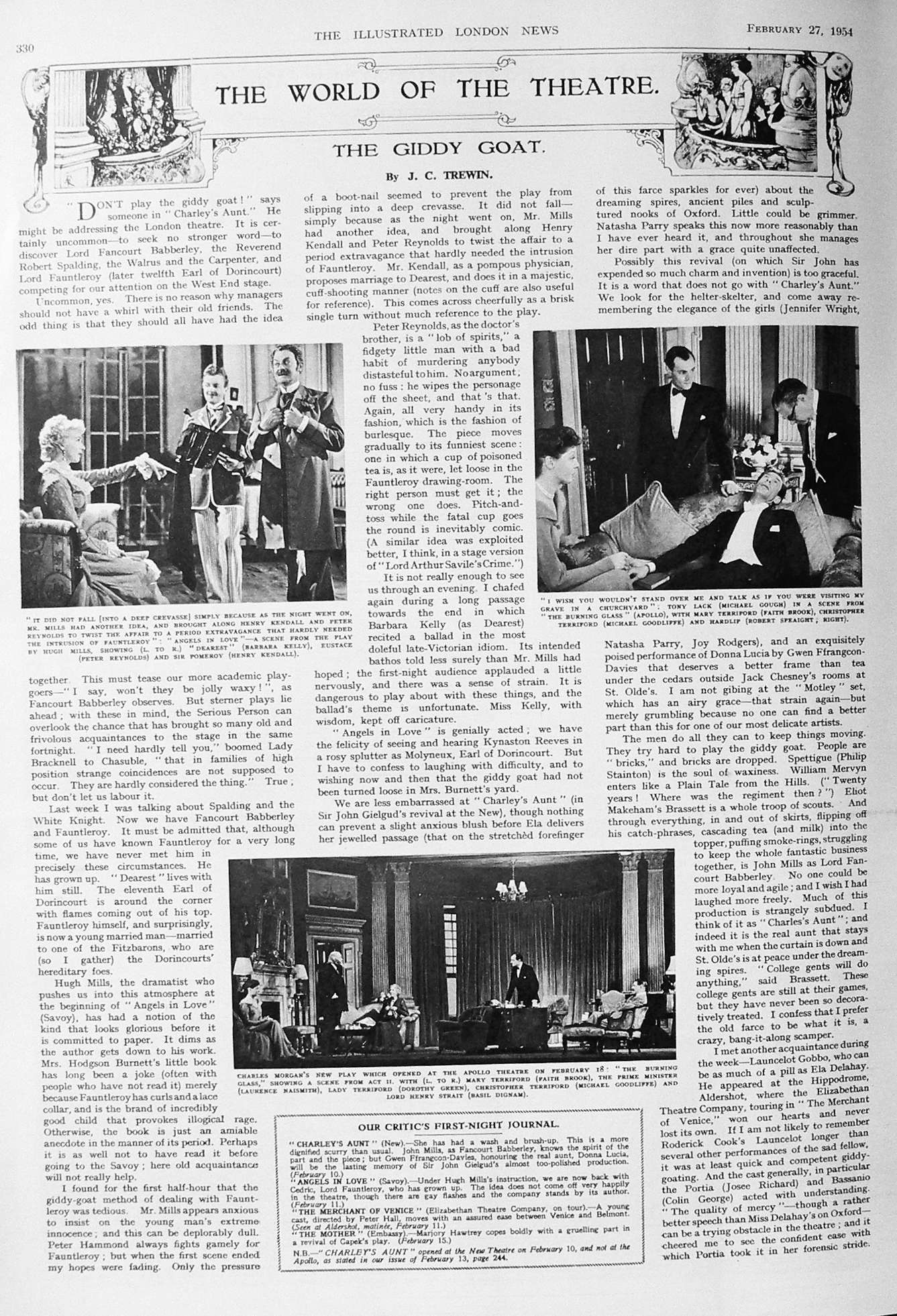 World of the Theatre 1954